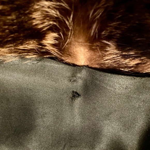 Custom 100% Real Fur vintage Coat waist length jacket - Picture 5 of 13